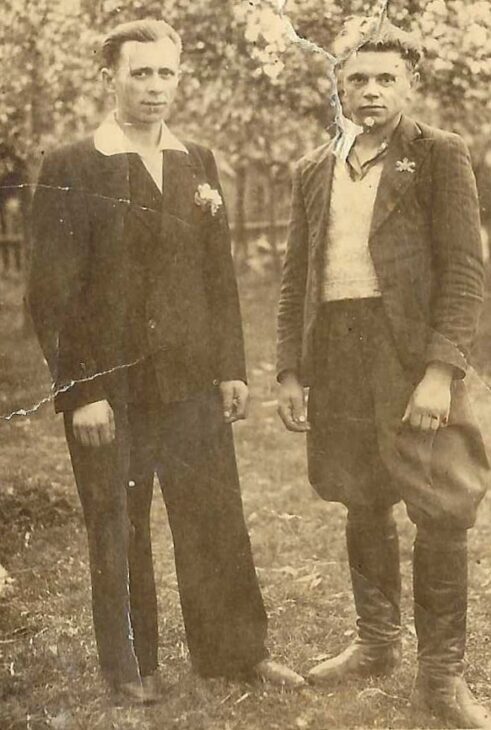Wesele w Żurobicach r.1925. Pan młody Bronisław Bobrowicz , zdjecia Barbary Hermaniuk